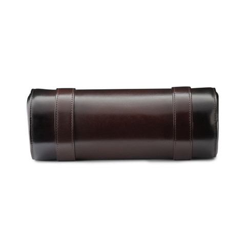 Brown leather big watch case - Santoni - 3