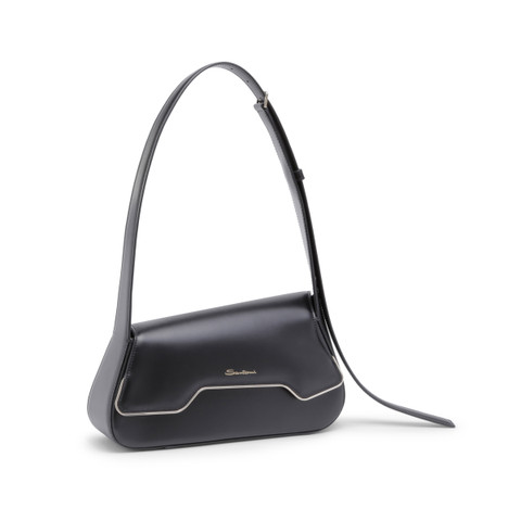 Black leather ThePluto bag - Santoni - 3