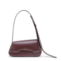 Bordeauxrote Tasche &bdquo;ThePluto&ldquo; aus Leder - Santoni - 1