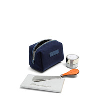 Cream, cloth and shoehorn kit with wool pouch - Santoni - 1