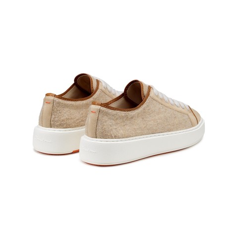 レディース スエードスニーカー グレージュ - Santoni - 3
