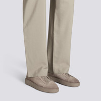 Men's grey suede sneaker - Santoni - 2