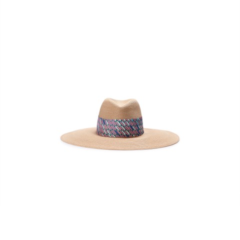 Beige raffia hat - Santoni - 1
