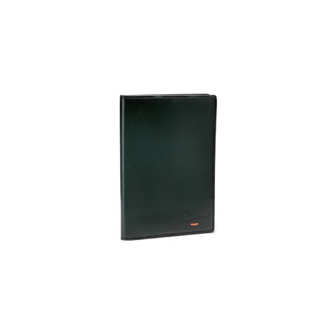 Green leather passport case - Santoni - 2