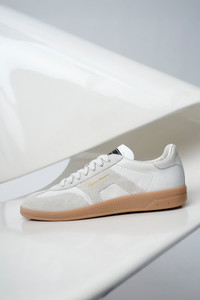 Sneaker DBS Oly da donna in pelle bottalata bianca - Santoni - editorial