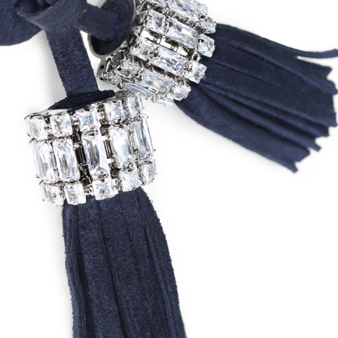 Blue suede Santoni Atelier tassels - Santoni - 2
