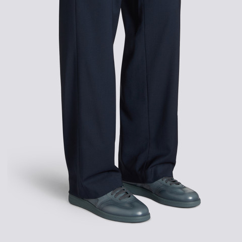 Sneakers DBS Oly de hombre en piel azul - Santoni - 2