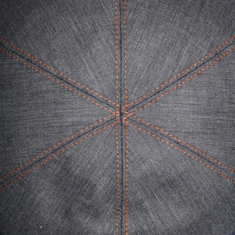 Men's blue fabric baseball cap - Santoni - 3