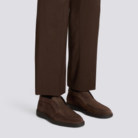 Men&rsquo;s brown suede desert boot - Santoni - 2