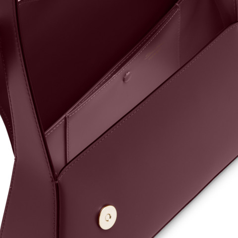 Burgundy leather ThePluto bag - Santoni - 5