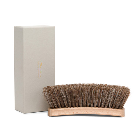 Large wooden brush with long horsehair bristles - Santoni - 1