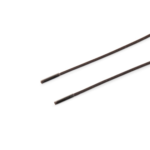 Brown waxed laces - 90 cm - Santoni - 3