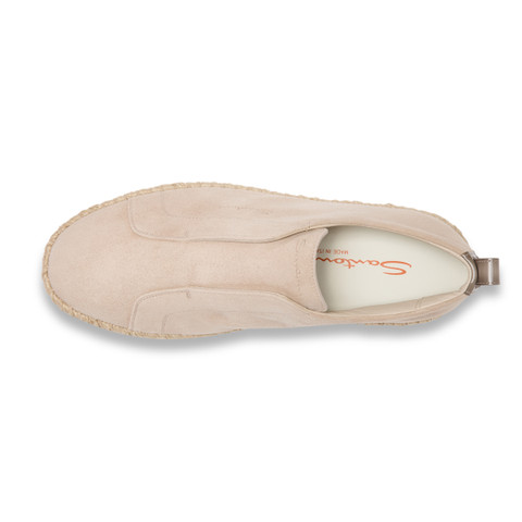 Espadrillas da uomo in suede beige - Santoni - 5