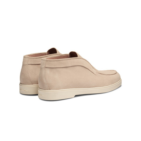 Women&rsquo;s pink suede desert boot - Santoni - 4