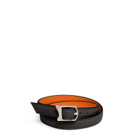 Black tumbled leather bracelet - Santoni - 1