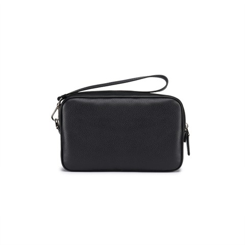 Black leather beauty case - Santoni - 4