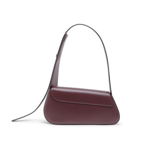 Burgundy leather ThePluto bag - Santoni - 4