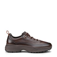 Men's dark brown leather Easy Bounce Mountain sneaker - Santoni - 1