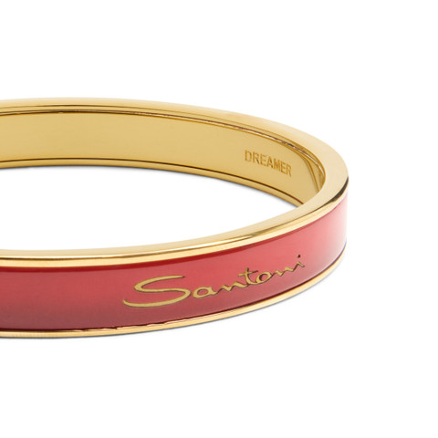 Red metal bracelet - Santoni - 3