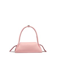 Pink leather shoulder bag - Santoni - 1