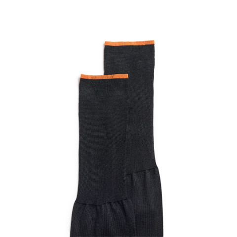 Black silk high socks - Santoni - 3
