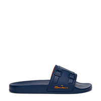 Men’s blue rubber sandal - Santoni - 1