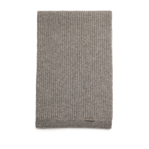 Grey cashmere scarf - Santoni - 1
