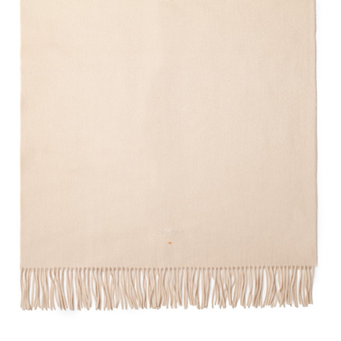 Ecru cashmere scarf - Santoni - 3