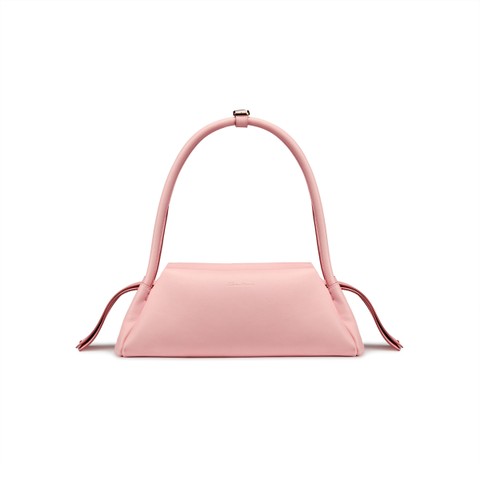 Pink leather shoulder bag - Santoni - 1