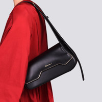 Black leather ThePluto bag - Santoni - 2