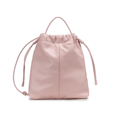 Pink leather crossbody bag - Santoni - 4
