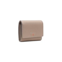 Dove grey tumbled leather wallet - Santoni - 2
