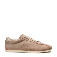 Men's beige suede sneaker - Santoni - 1