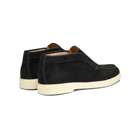 Women&rsquo;s black suede desert boot - Santoni - 3