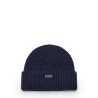Berretto in cashmere blu - Santoni - 1