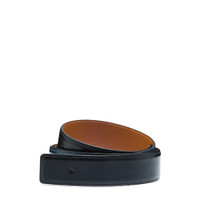 Blue leather belt strap - Santoni - 1