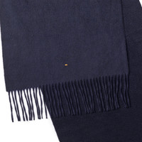 Blauer Kaschmirschal - Santoni - 2