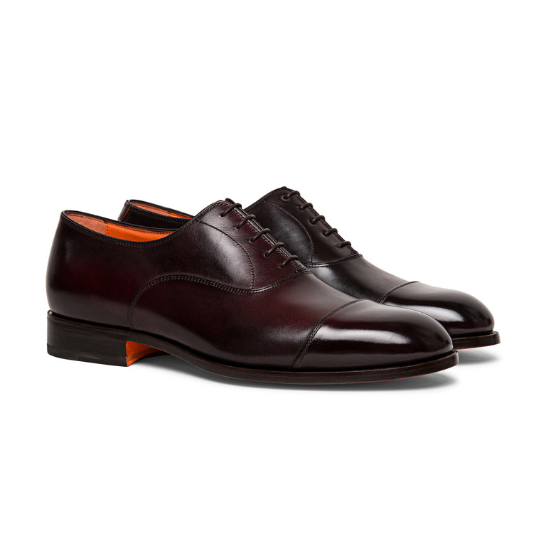 高級】Santoni サントーニ せこく / 外羽根 Uチップ ブラウン系 9D 高級】Santoni サントーニ せこく / 外羽根 Uチップ ブラウン系 9D