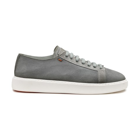 メンズ スエードスニーカー ブラウン | Santoni Shoes